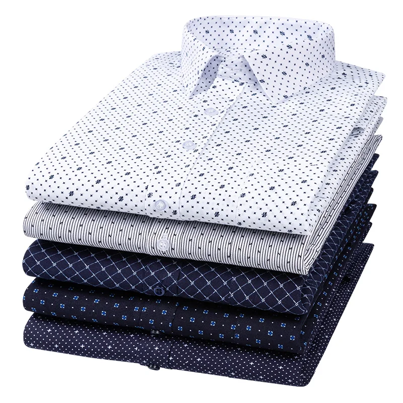 Camisa de algodón ligero para hombre, camisa informal de negocios que combina con todo, transpirable, resistente al desgaste, ropa de oficina