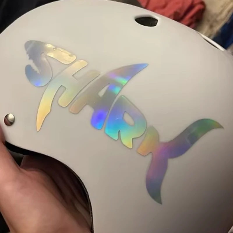 Car Sticker SHARK Waterproof Reflective Sticker Decorative Body Stickers Shielding Scratches Electric Motorcycle Modified