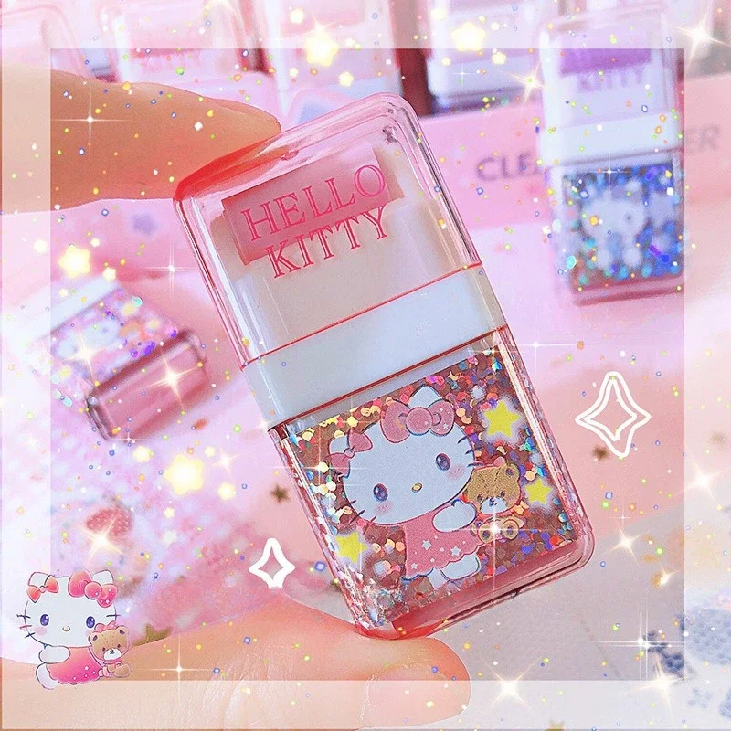 

2pcs/set Sanrio Roller Eraser Hello Kitty Cartoon Cute Student Eraser School Office Primary School Stationery Kids Gifts