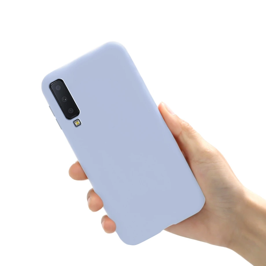 Für Telefon Fall Samsung Galaxy A7 2018 Fall Stoßstange Weiche Matte Silikon Coque Für Zurück Abdeckung Samsung A7 2018 A750 a750F Fall Funda – Detail 17
