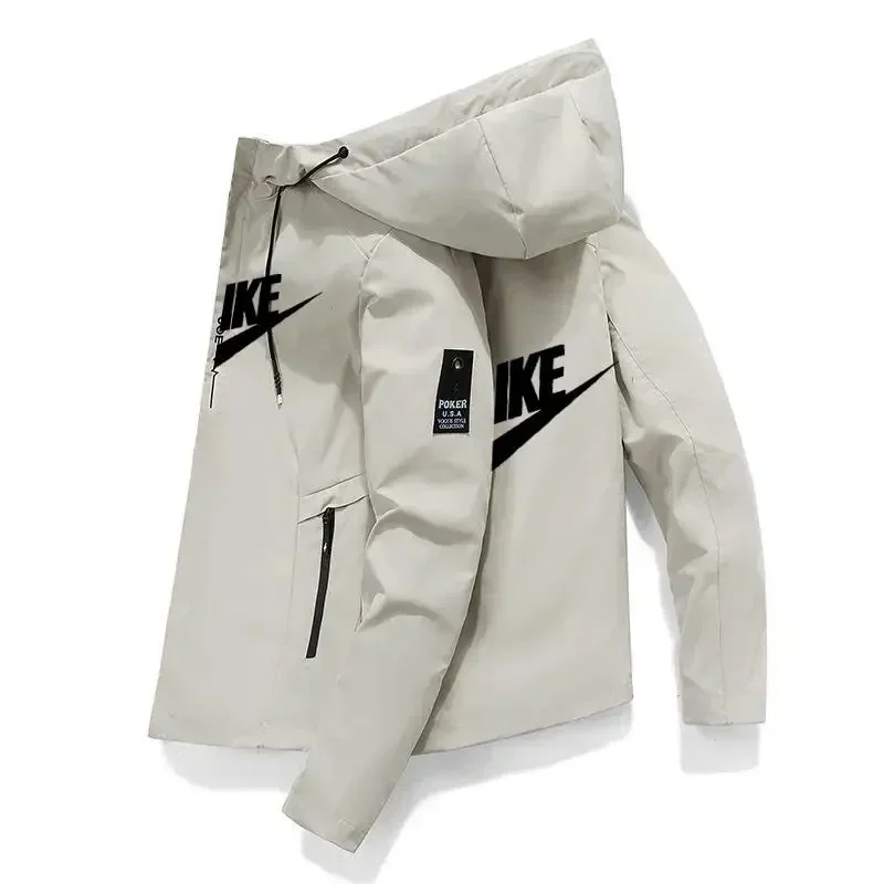 

Men's Outdoor Windproof Jacket, Casual Sports Mountaineering Cap Jacket, New Arrivals for Spring and Autumn 2025