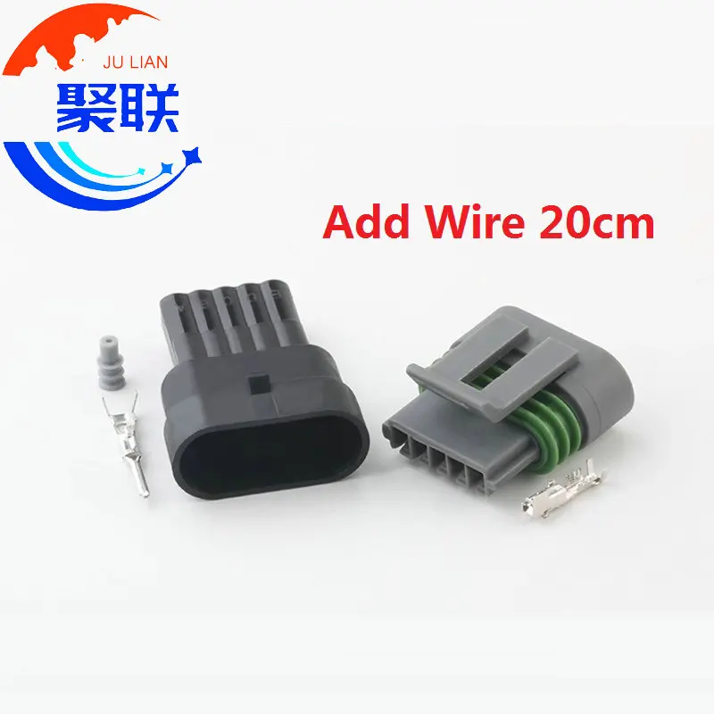 1Set 5Pin 12162830 automotive waterproof High Energy Ignition Coil built-in Igniter connector Throttle plug  For GM