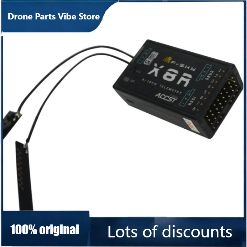 

FyFrSky X8R Receiver For RC Drone 8 16 Channel Dual Antenna 2 4G FPV Telemetry System