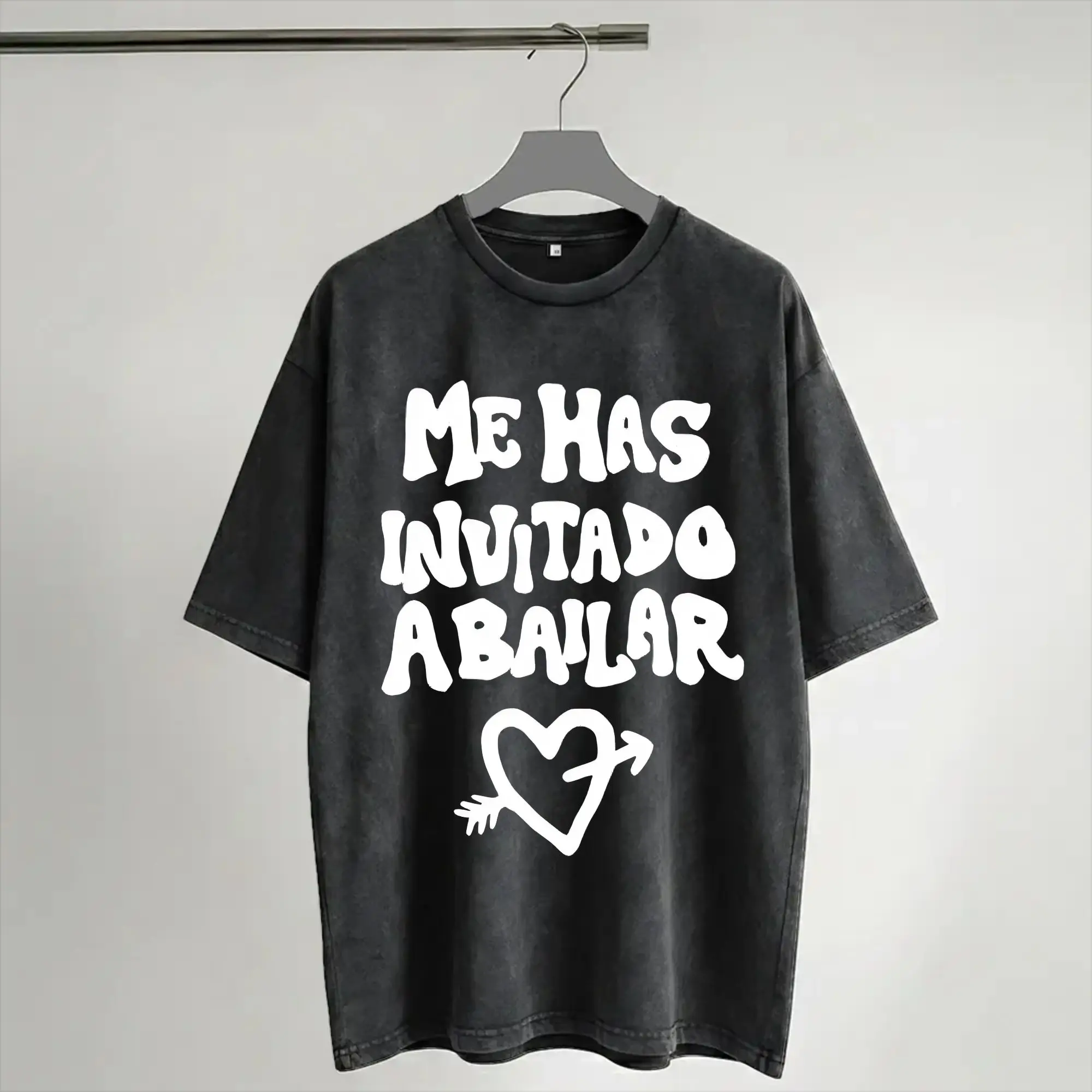 Harajuku Washed Shirt Dani Fernandez spanish  Accessories Novelty T-Shirts Oversize  Streetwear Short Sleeve Summer Tee Shirt