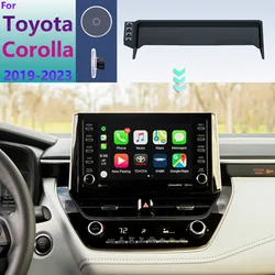 For Toyota Corolla 2023 2022 2021-2019 E210 E170 Car Phone Holder Screen Fixed Base Car Magnetic Wireless Charging Stand MagSafe