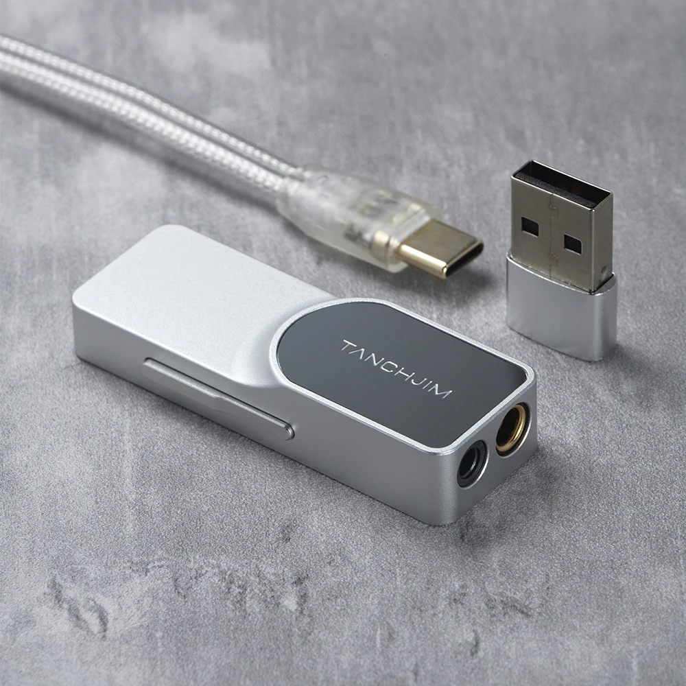 Tanchjim LUNA Portable USB DAC/AMP 2pcs CS43198 Chip Headphone Amplifier Cell Phone Dongle with 4.4mm Balanced Output