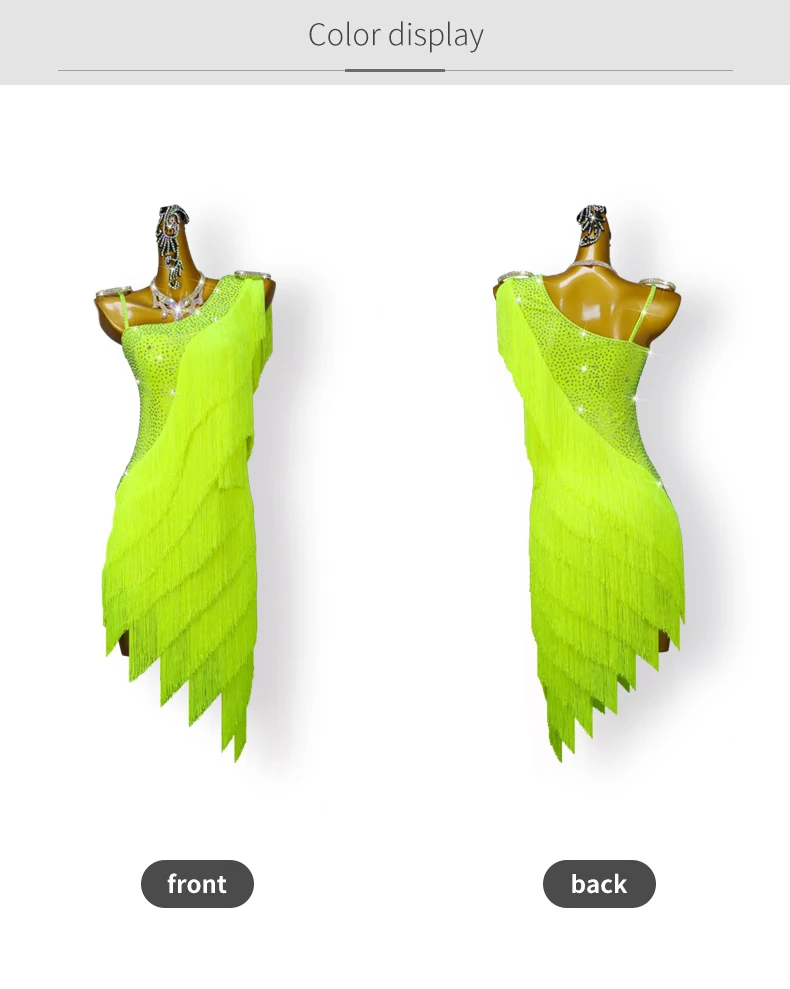 2026 Lateinamerikanische Tanzkleider, Damen Sexy Röcke, Partykleidung, Elegantes Formelles Kostüm, Mädchen Samba, Bühnen- und Sportanzug – Detail 4