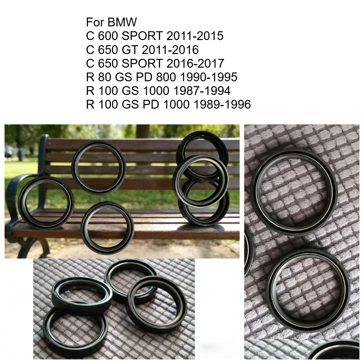 2/4/6pc 40x52x10 Front Fork Damper Oil Seal For BMW C600 C650 R 80 GS R80 R80GS R 100 R100 GS GS R100GS 1987-2015 2014 2016 2017