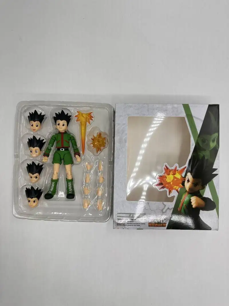 متوفر Shf Figuarts Shf Hunter X Hunter Killua Zoldyck Gon أنيمي عمل نموذج لجسم الحلي النهائية هدية جمع اللعب