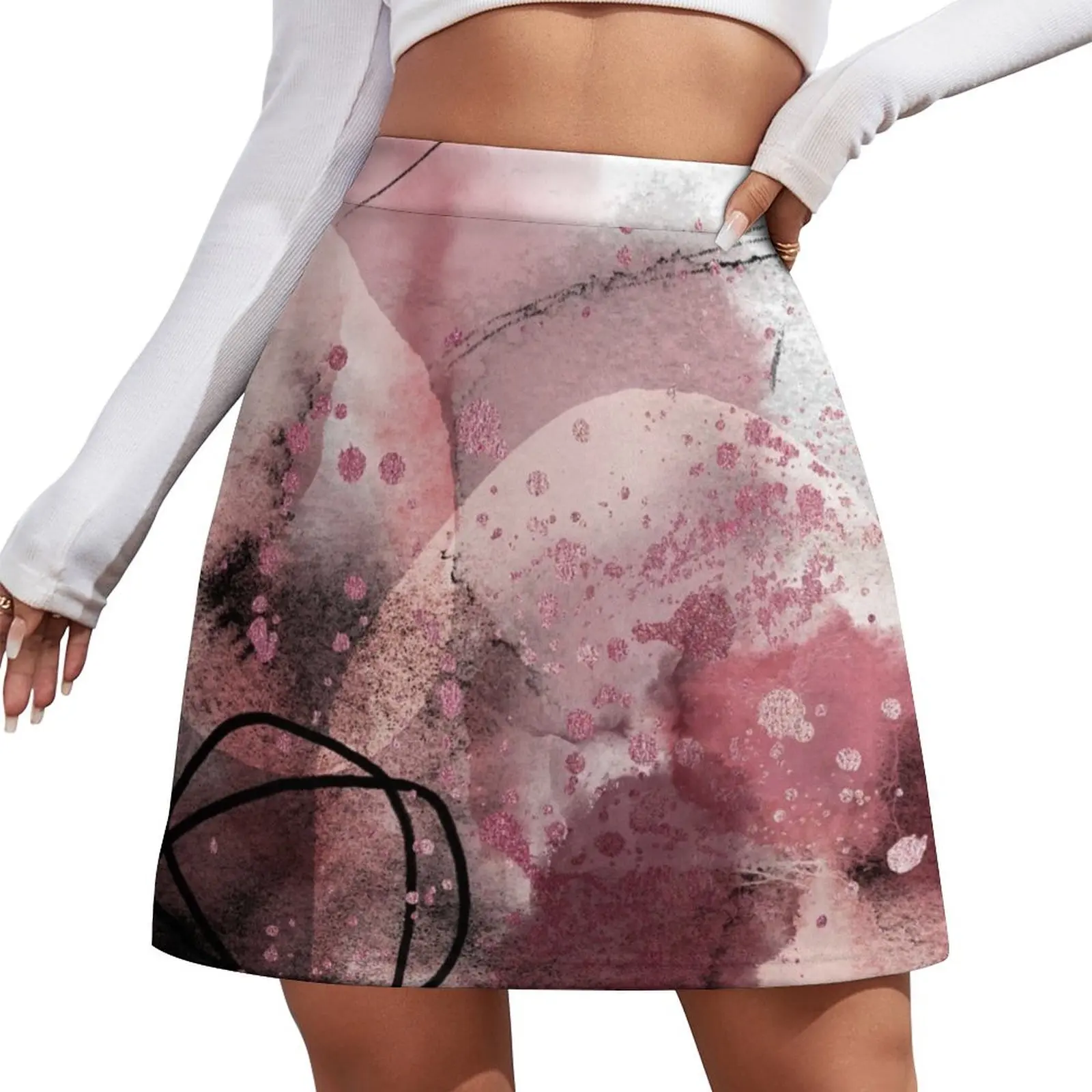 

Rose Tinted Vision Mini Skirt clothes for woman skirts summer 2026 woman Mini Skirt