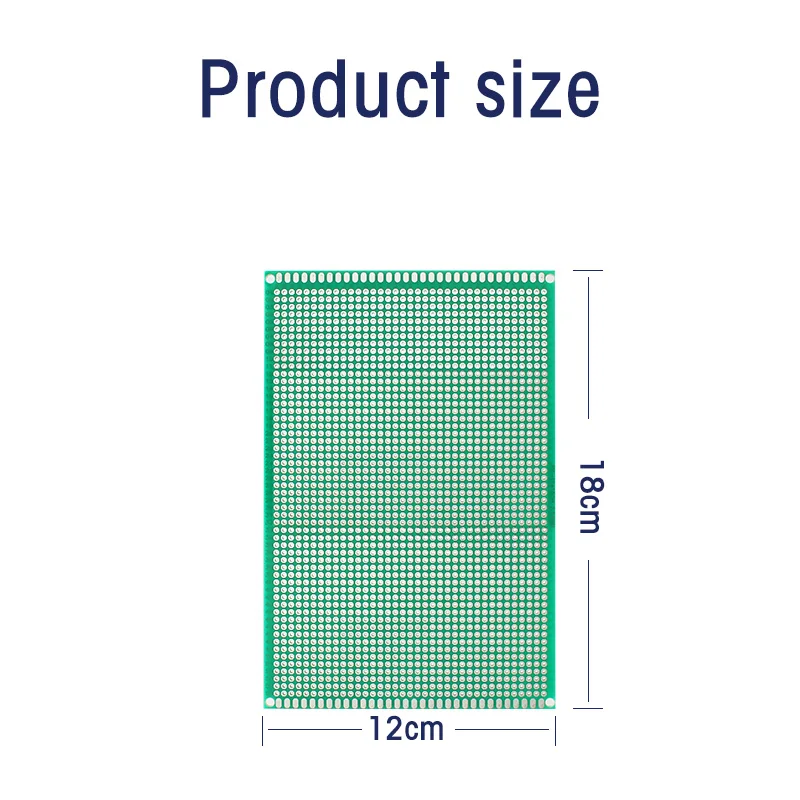 1PCS PCB Single Side Board Green 10x10cm 10x22cm 12x18cm DIY Universal Printed Prototype Boards Protoboard Kit Higher Quality