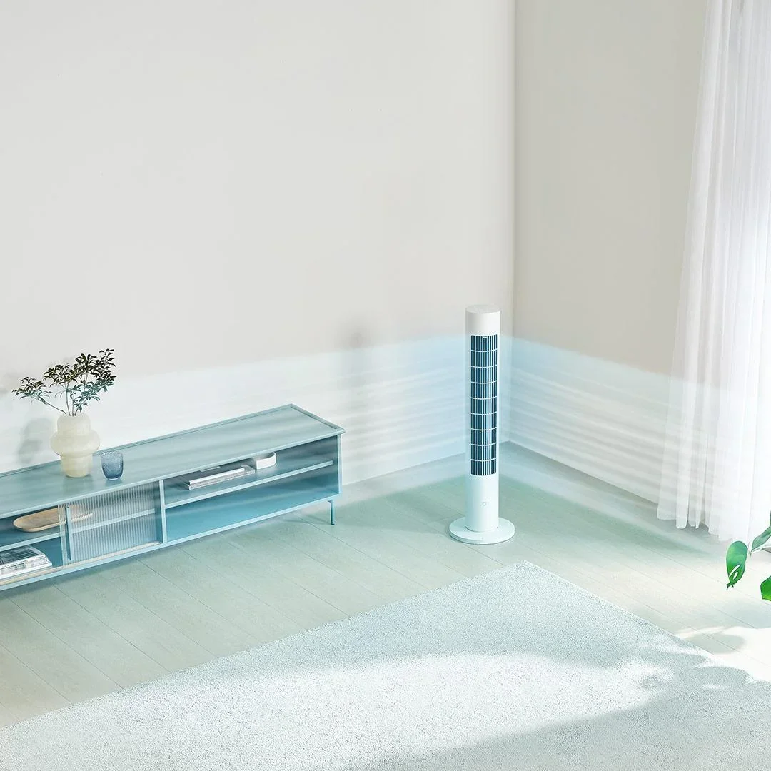 XIAOMI MIJIA-Ventilateur vertical électrique intelligent DC, 2 ventilateurs de tour de conversion mort, aste, compatible avec l'application MI HOME, été