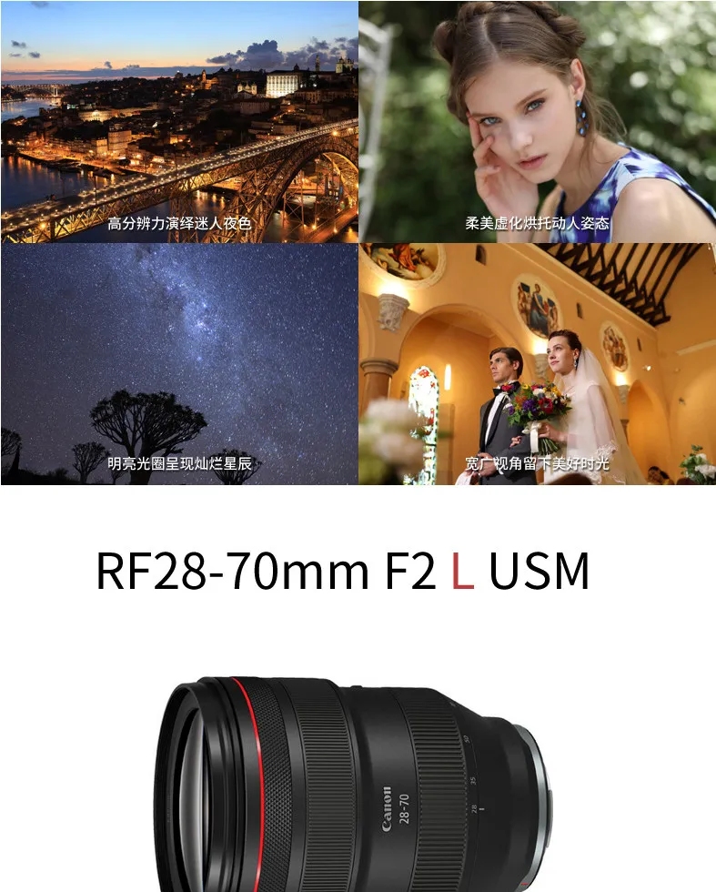 Large aperture standard portrait landscape zoom micro single lens