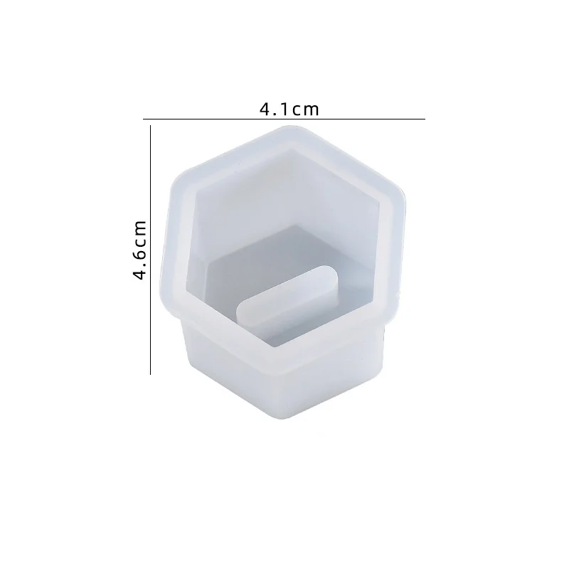 Molde de resina Epoxy de cristal DIY, soporte para anillo, soporte de almacenamiento, molde de silicona