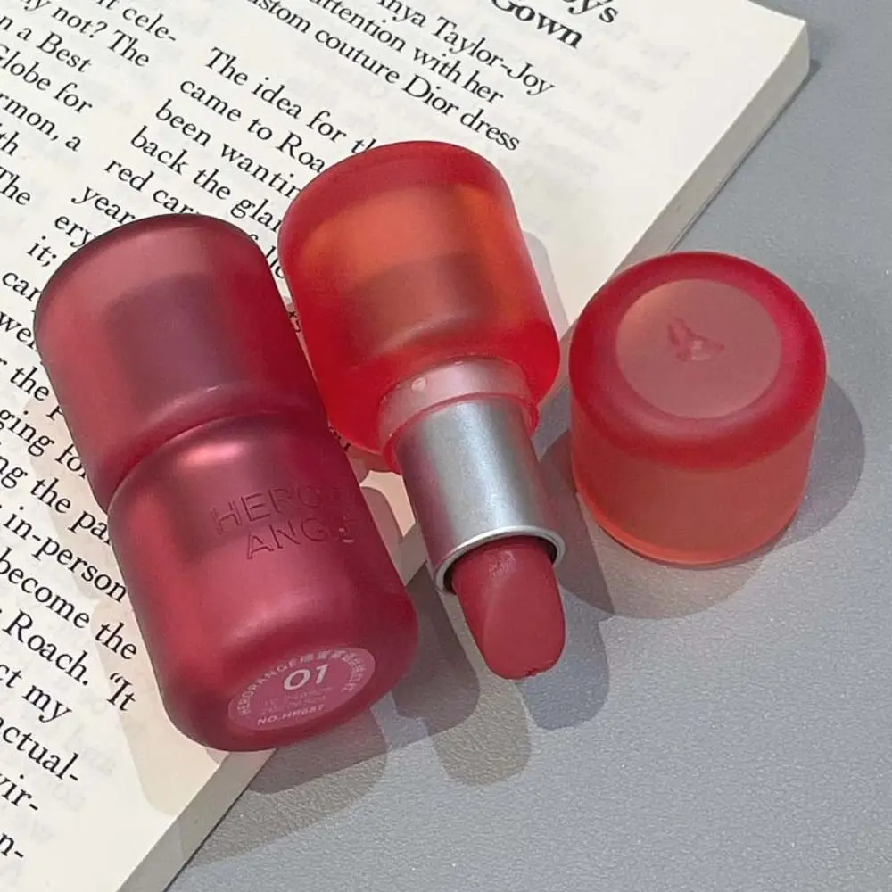 6개입 방수 소프트 포그 매트 립스틱 사각 튜브 비퇴색 플럼프 립 글로스 보습 지속력 있는 립밤