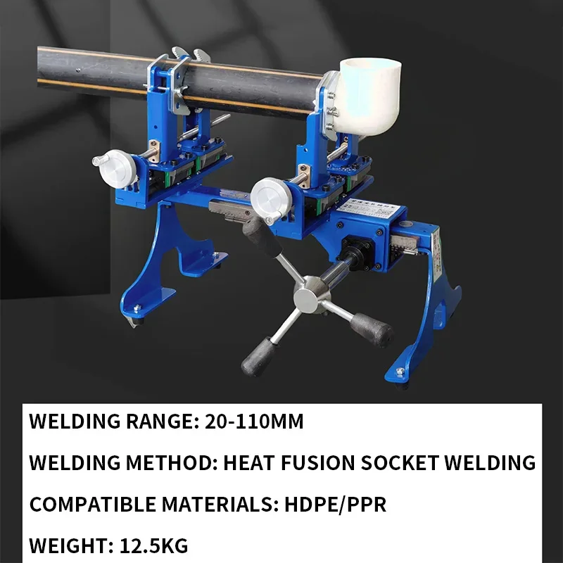 New Socket-Type Heat Fusion Machine Frame; Portable, Lightweight HDPE/PPR Sleeve Holder; 20-110 Heat Fusion Welder