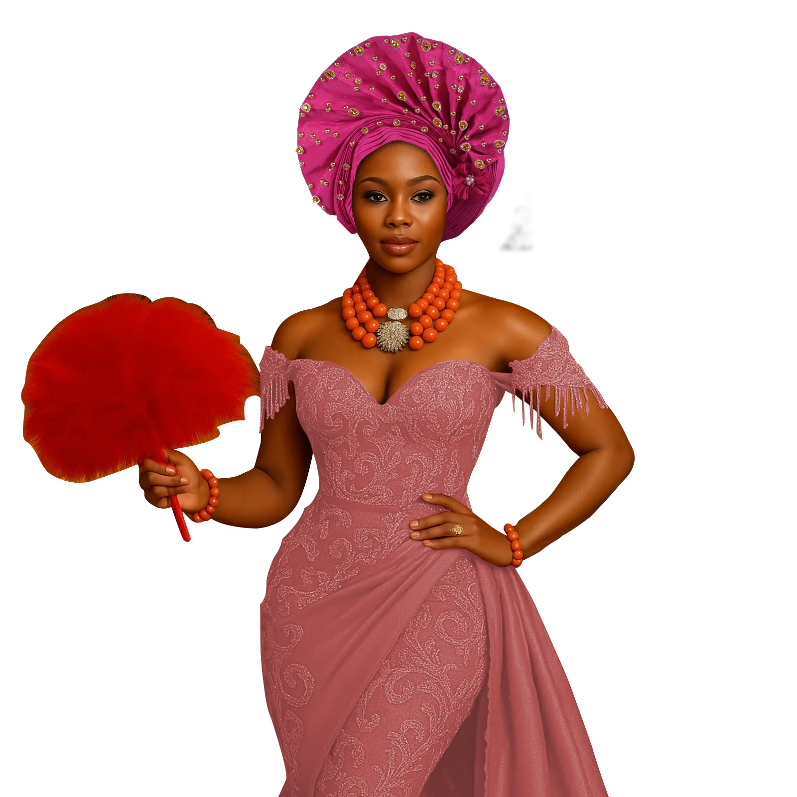 Nigeria Aso Oke Hea…