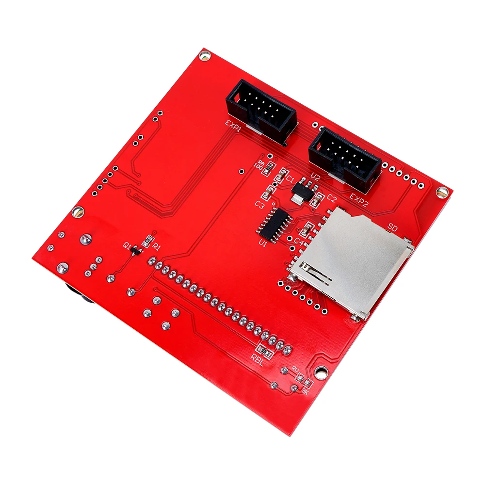 Rampas lcd 12864 painel de controle inteligente controlador tela com rampas 1.4 para reprap inteligente adaptador placa mendel impressora 3d