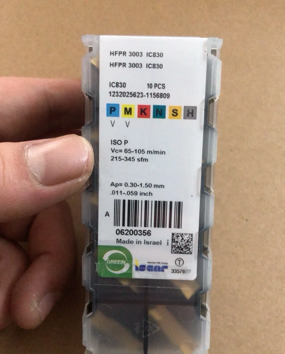 

Hard alloy cutting blades HFPR 3003 IC830