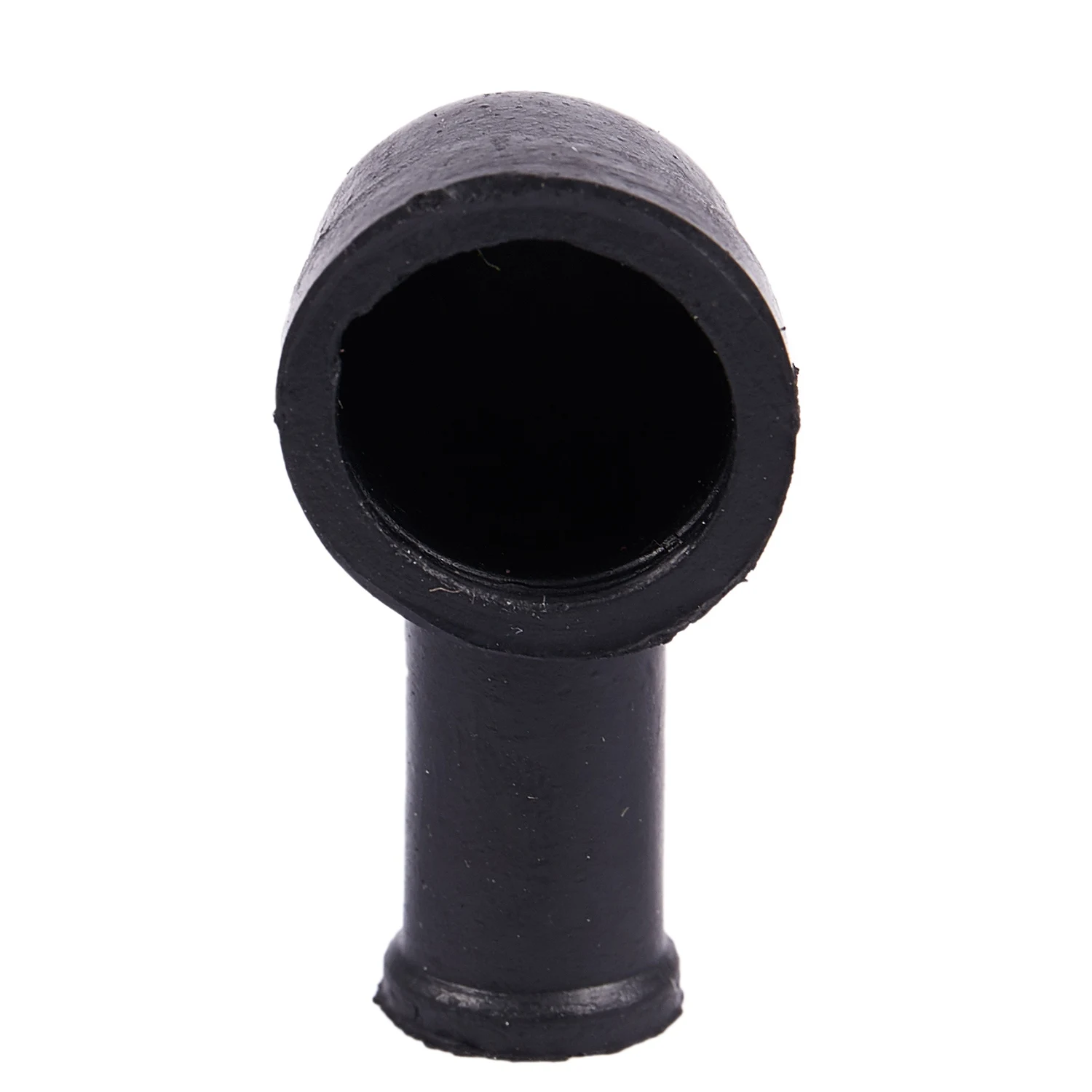 8 Pcs 15mm x 8mm Black Smoking Pipe Shaped PVC Battery Terminal Insulating Covers Boots