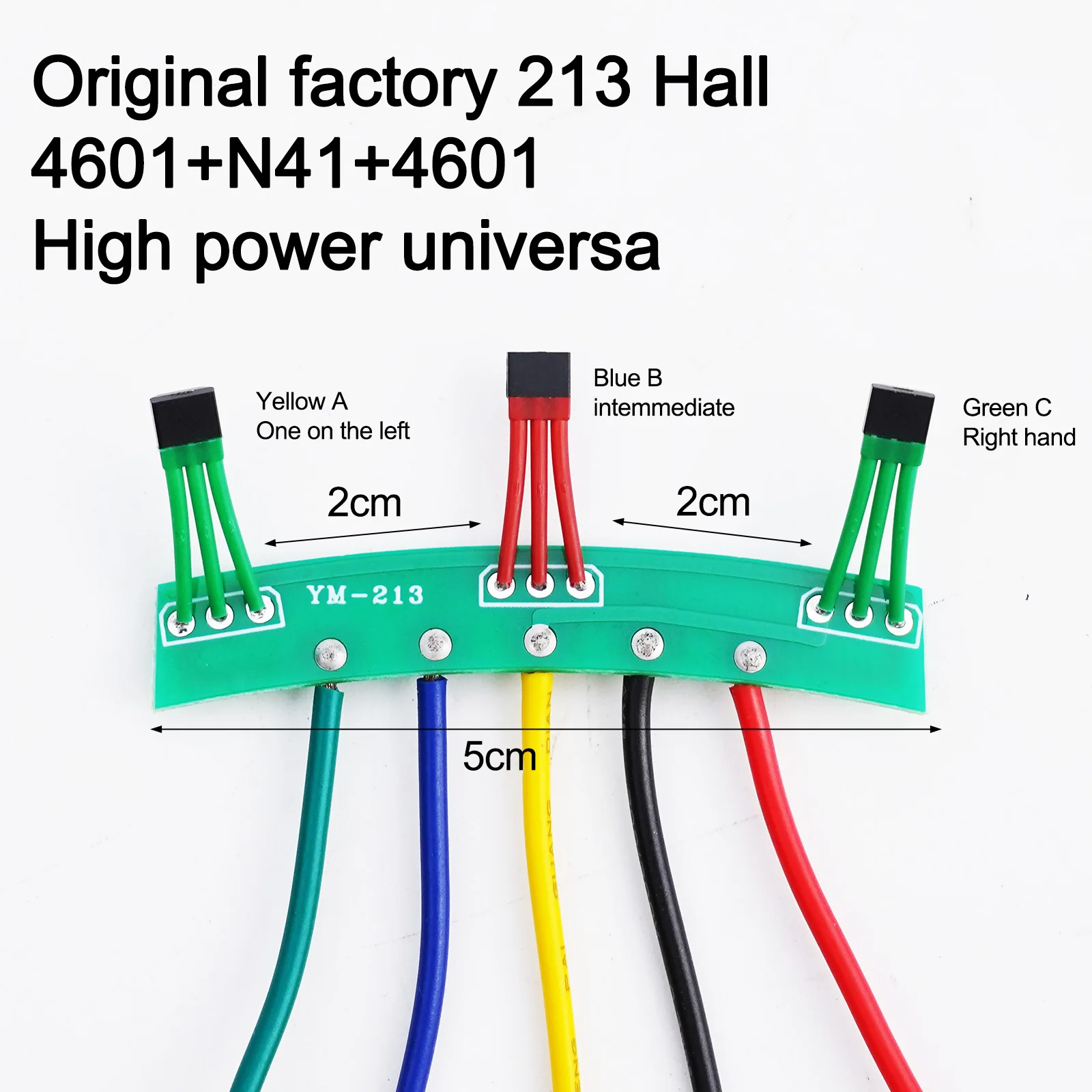 Hot Sales Electric Vehicle Hall Hall Sensor Cable Motor PCB Replace Printed Circuit Board 120 Grade Wires Electric Panel