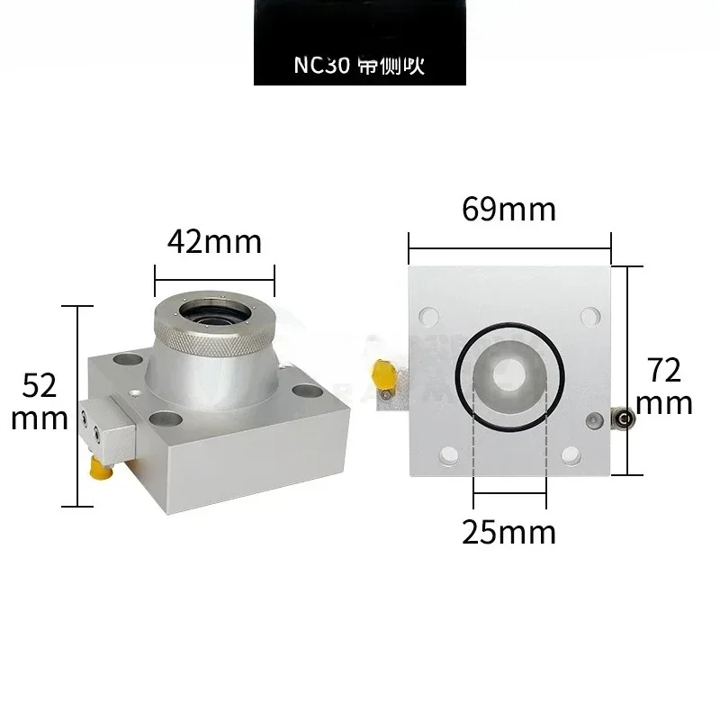 Laser head sensor fiber optic cutting machine KC15 capacitor head assembly WSX nozzle assembly NC30