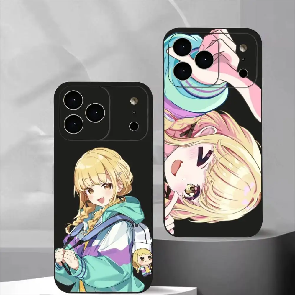 

Fujita Kotone Cute Phone Case For iPhone 17,16,15,14,13,12,11 Plus,Pro Max, Soft Silicone Black Cover