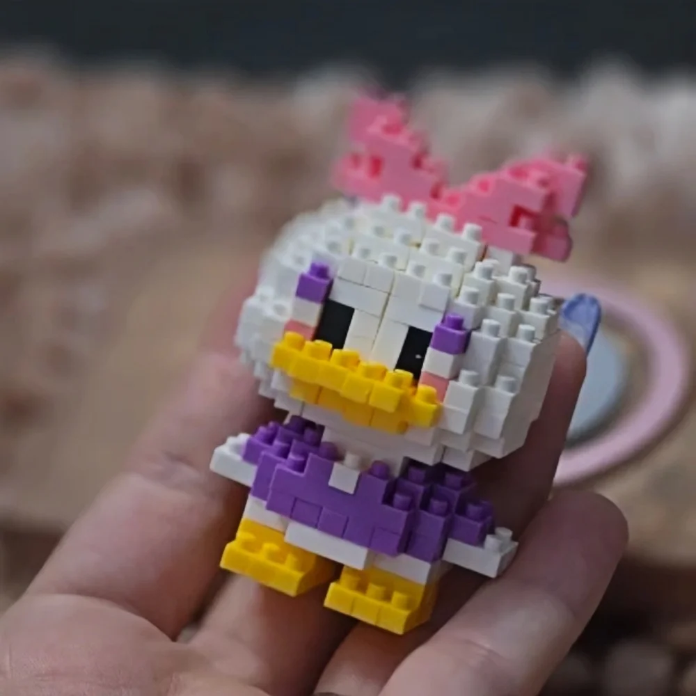 Disney Anime Princess Building Blocks Stitch Mickey Mouse mini Action toy Figures Blocks Toys Bricks Assemble Toys Kids Gifts