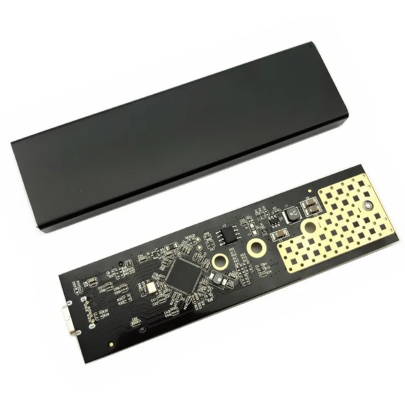 

SSD Enclosure Case For M.2 PCI-E / M.2 SATA SSD USB3.2 GEN2 SSD Case RTL9210B Chip 10Gbps for External Hard Drive M/B-Key M2 SSD