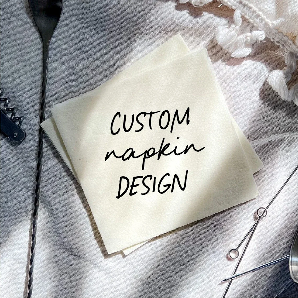 Fully Custom Napkin Design | Wedding | Party | Bachelorette | Birthday | Personalized | Baby Shower | Bridal Shower | Engagement