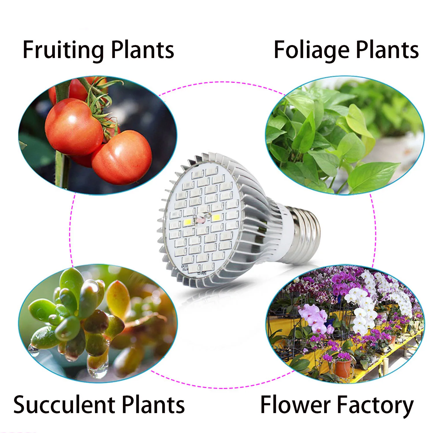 50/80/100/150 واط فيتو مصباح الطيف الكامل LED تنمو ضوء E27 أضواء النباتات Fitolamp للشتلات الداخلية زهرة تنمو خيمة GrowBox