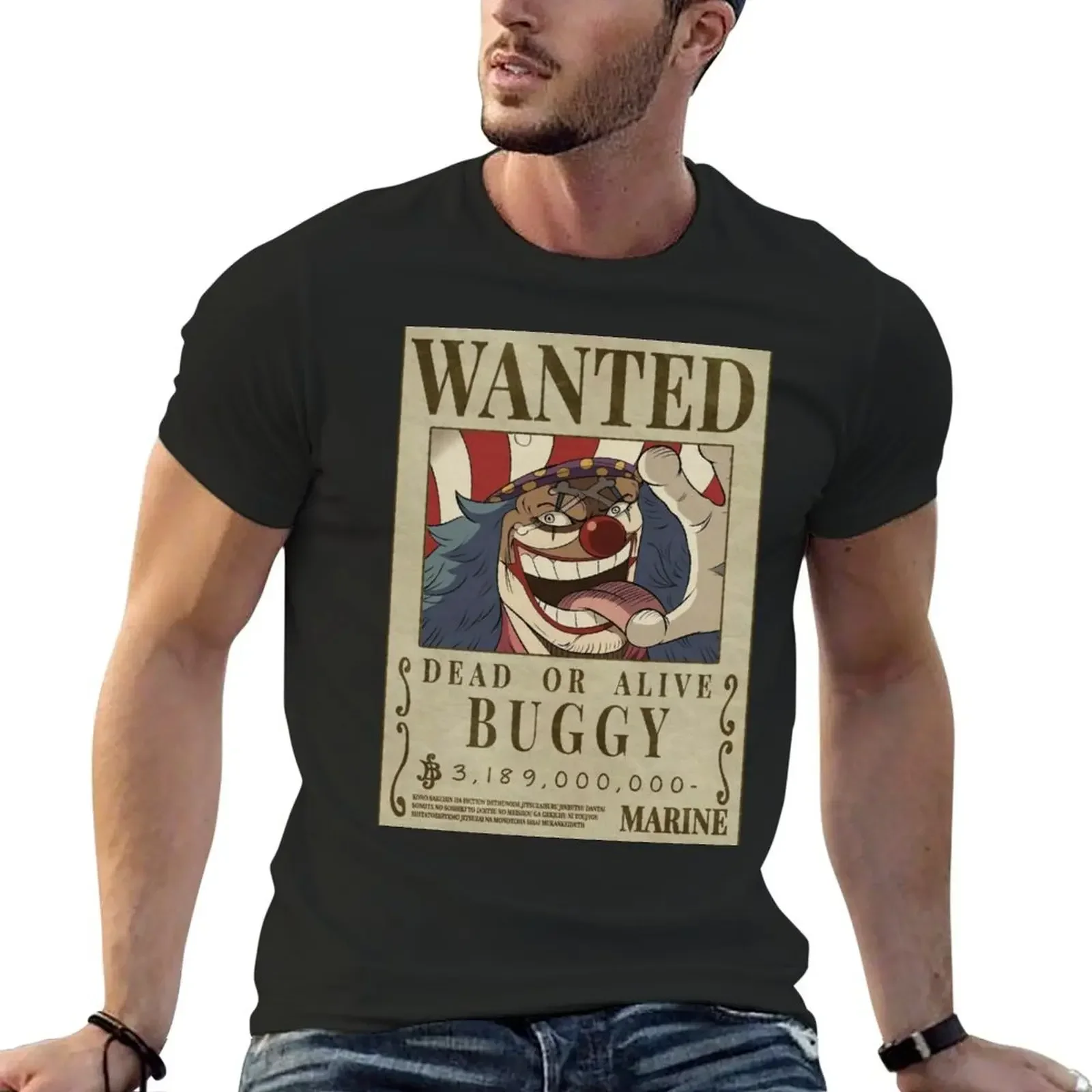 Buggy the clow T-Shirt for a boy custom t shirt cute clothes customs Men's clothing