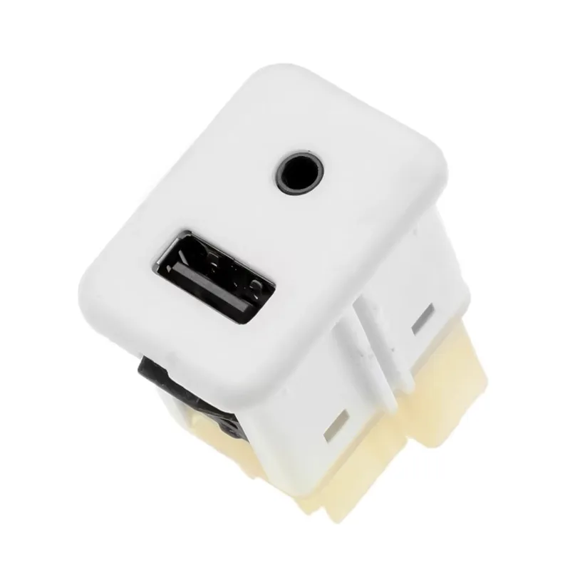 white-car-usb‑aux-media-port-jack-adapter-20870101-25832462-audio-interface-replacement-for-gm-chevrolet-buick-gmc-2010‑2017