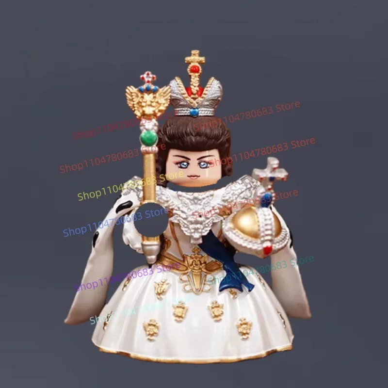 

Строительные блоки MOC, мини-фигурка, модель греческой королевы, орнамент, аниме, мультяшная декоративная игрушка, праздничный подарок, коллекционная