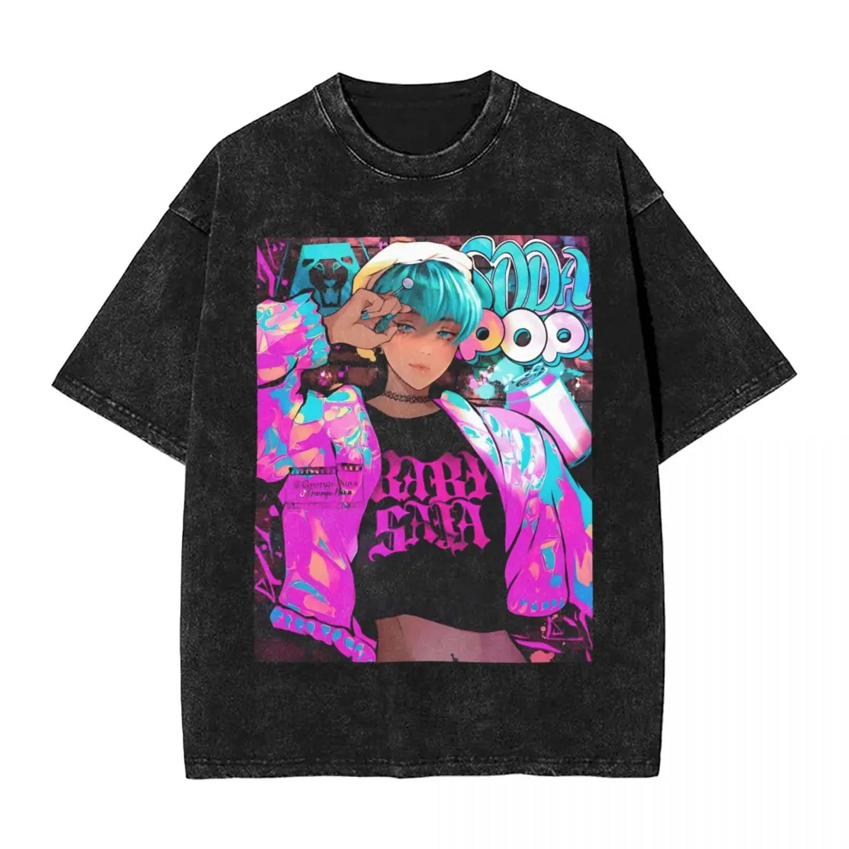 

Baby Saja Saja Boys Kpop Demon Hunters T-Shirt Beach Y2K Basic T-Shirts Cotton Hipster Tshirt For Male Short-Sleeve Loose Tops