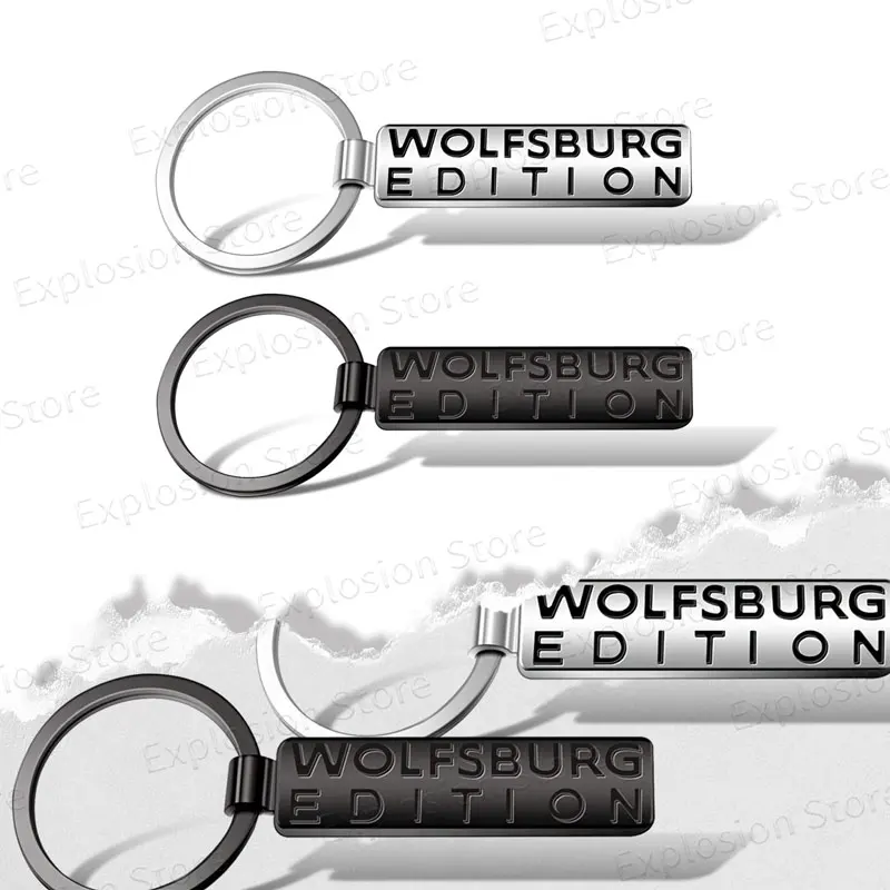 Car Key Chains Keyring Wolfsburg Edition Logo Pendant Metal Keychain Holder For VW Golf Polo Tiguan Passat TDI Beetle Jetta