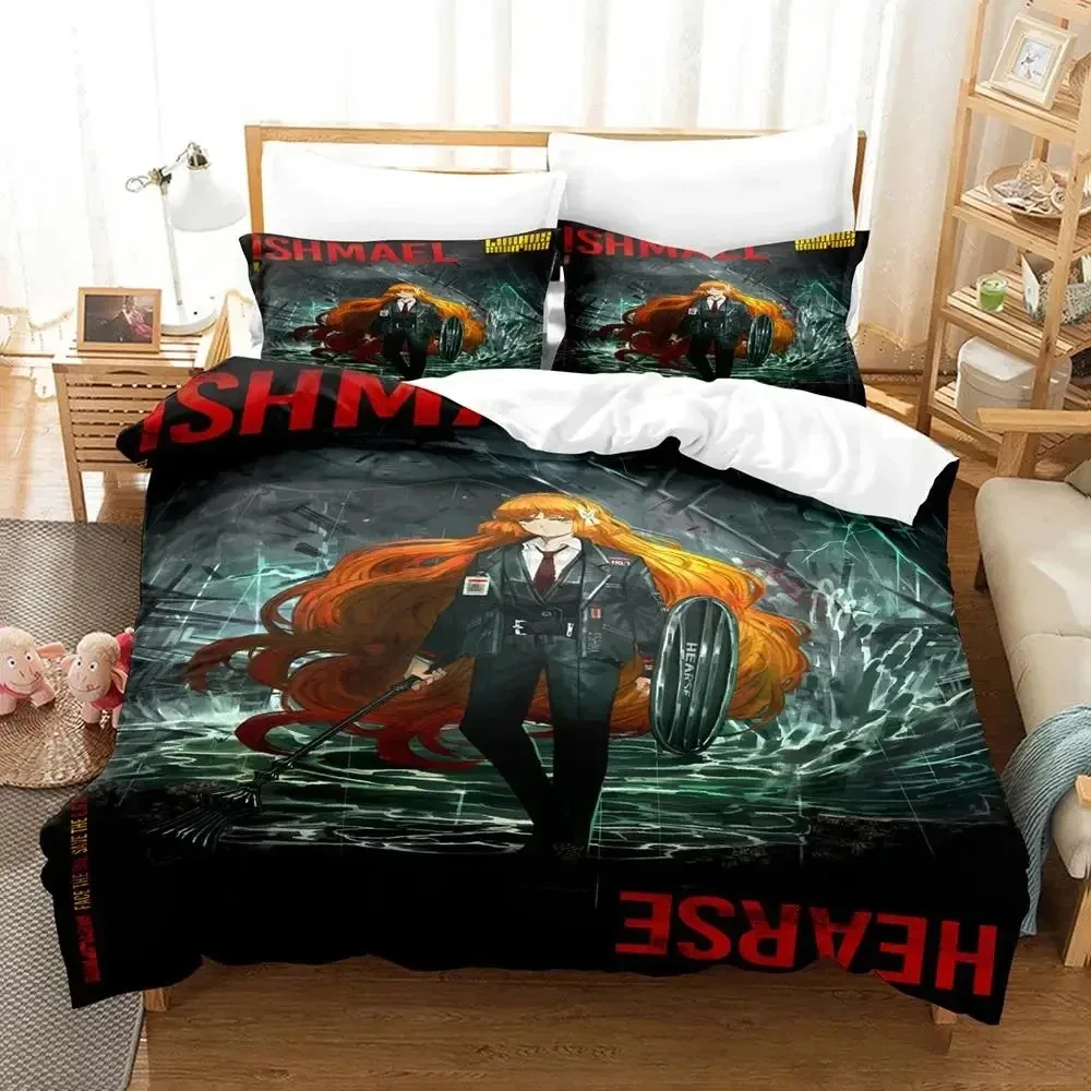 

Anime Game Limbus Company Bedding Set Boys Girls Twin Queen Size Duvet Cover Pillowcase Bed Kids Adult Home Textileextile