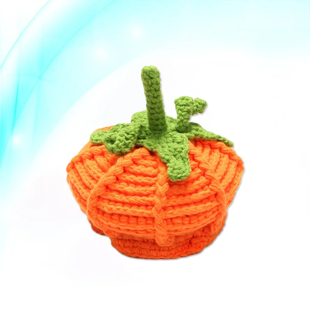 

Halloween Kids Pumpkin Knitted Hat Orange Fall Winter Baby Toddler Warm Hat Cute Children Cap Gift Boys Girls Children Cap