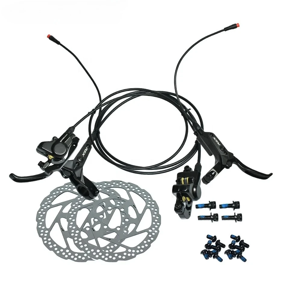 

Best Upgrade Kit 160mm Mountain Bike Bicycle MTB XC Trail E-Bike Fat Bike Bicycle Hydraulic Disc Brake Set