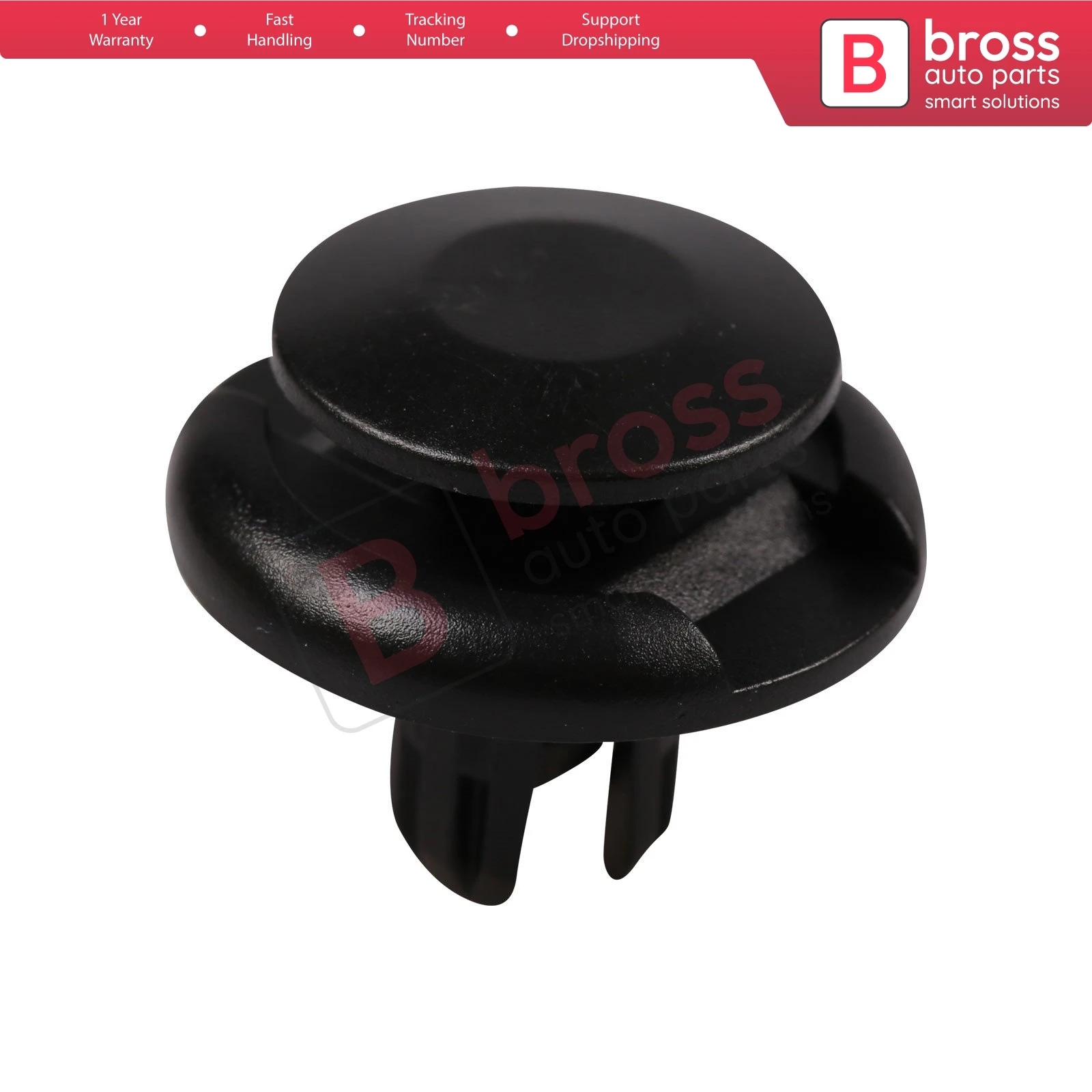 Bross Auto Parts BCF1082 10 Pieces Push Type Retainer 91512-SX0-003 for Honda Made in Turkey