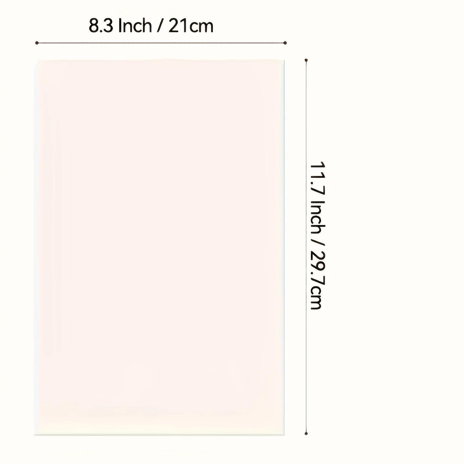 HUSPER Waterslide Decal Paper for Laser Printer - Clear Transparent - 5 Sheets Water Slide Transfer Paper - 8.3x11.7 Inches