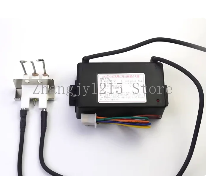Natural Gas LPG Burner Stove Infrared Burner Ignition 220V Pulse Igniter Controller With Ignition Needle