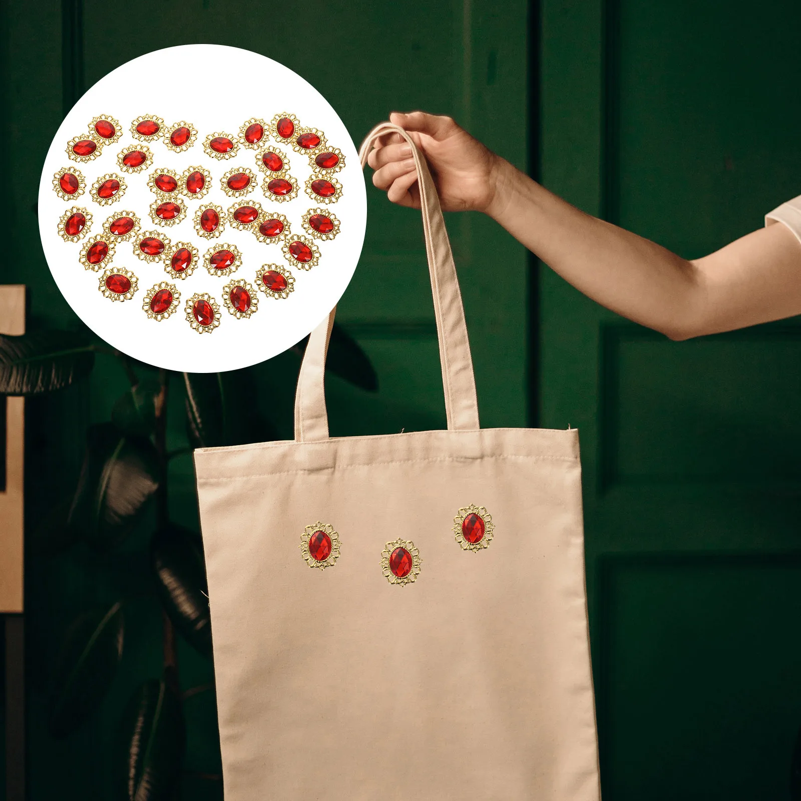 

60pcs Simulation Accessories Glitter Small Rhinestones Diy Sewing Decor For Clothing Craft Acrylic Rhinestones