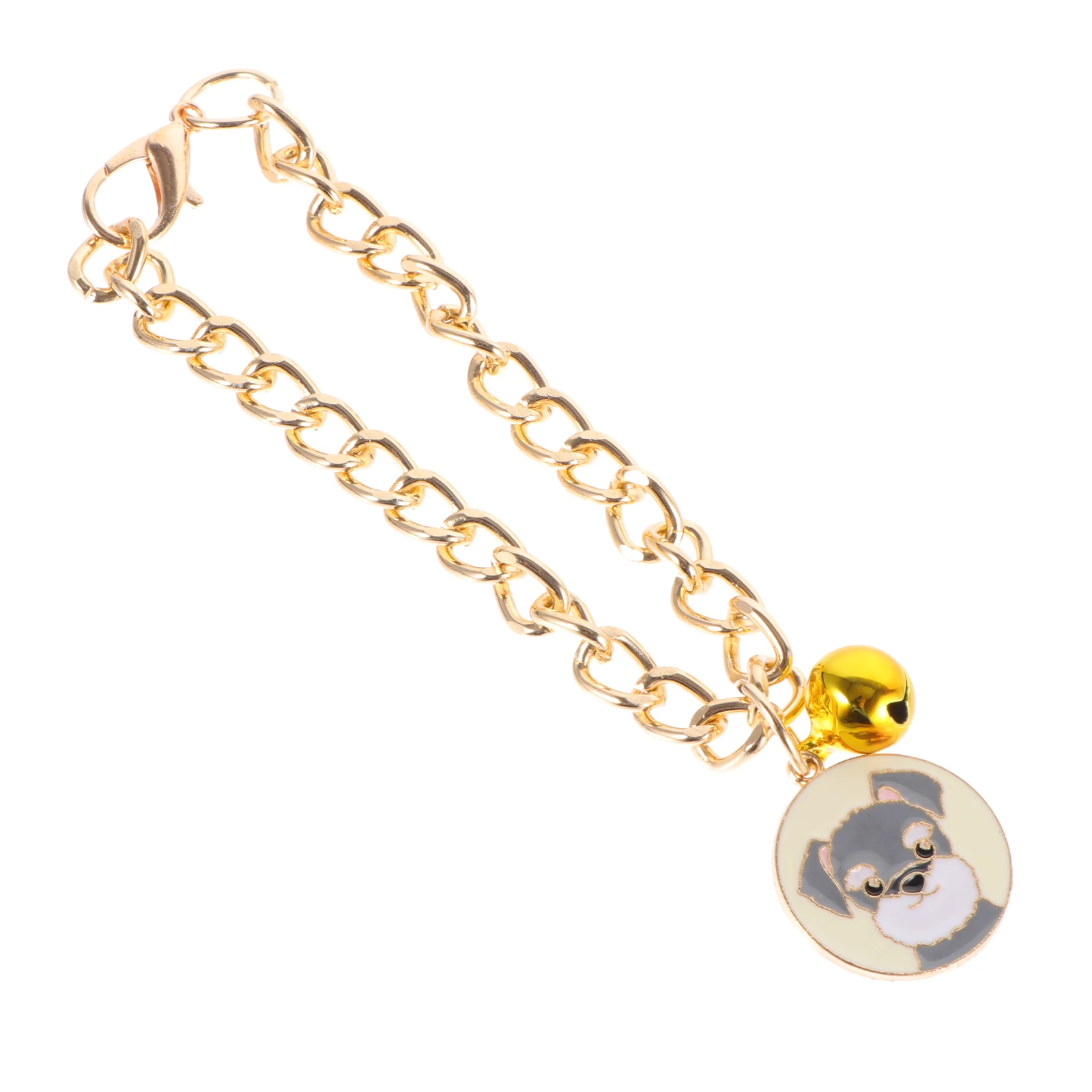 

Pet Collar Adorable Kitten Small Cat Chain Decor Puppy Bright Colors Resin Iron Craft Pet Decoration Dog Necklace