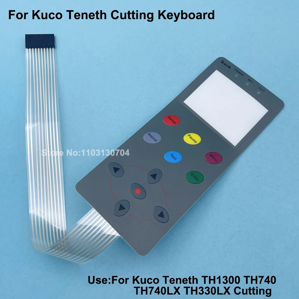 Cutting Kuco Control Panel Mask For Kuco Teneth TH1300 TH740 TH740LX TH330LX Cutter Plotter Button Panel Keyboard Keypad Panels