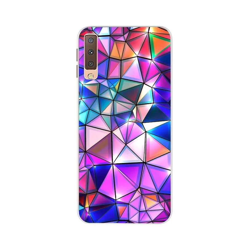 Dla Samsung Galaxy A7 przypadku A7 2017 2016 2015 przypadku miękka Tpu pokrywa Samsung A7 2018 A 7 A750F A700F A710F A720F krzemu skrzynka Coque
