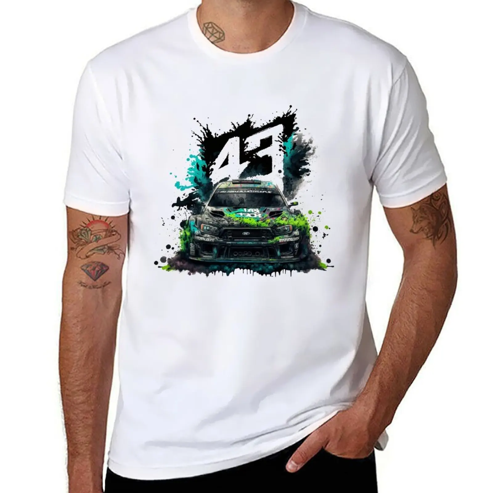 

Ken Block T-Shirt man t shirt cotton t shirts for man pack white T-Shirt
