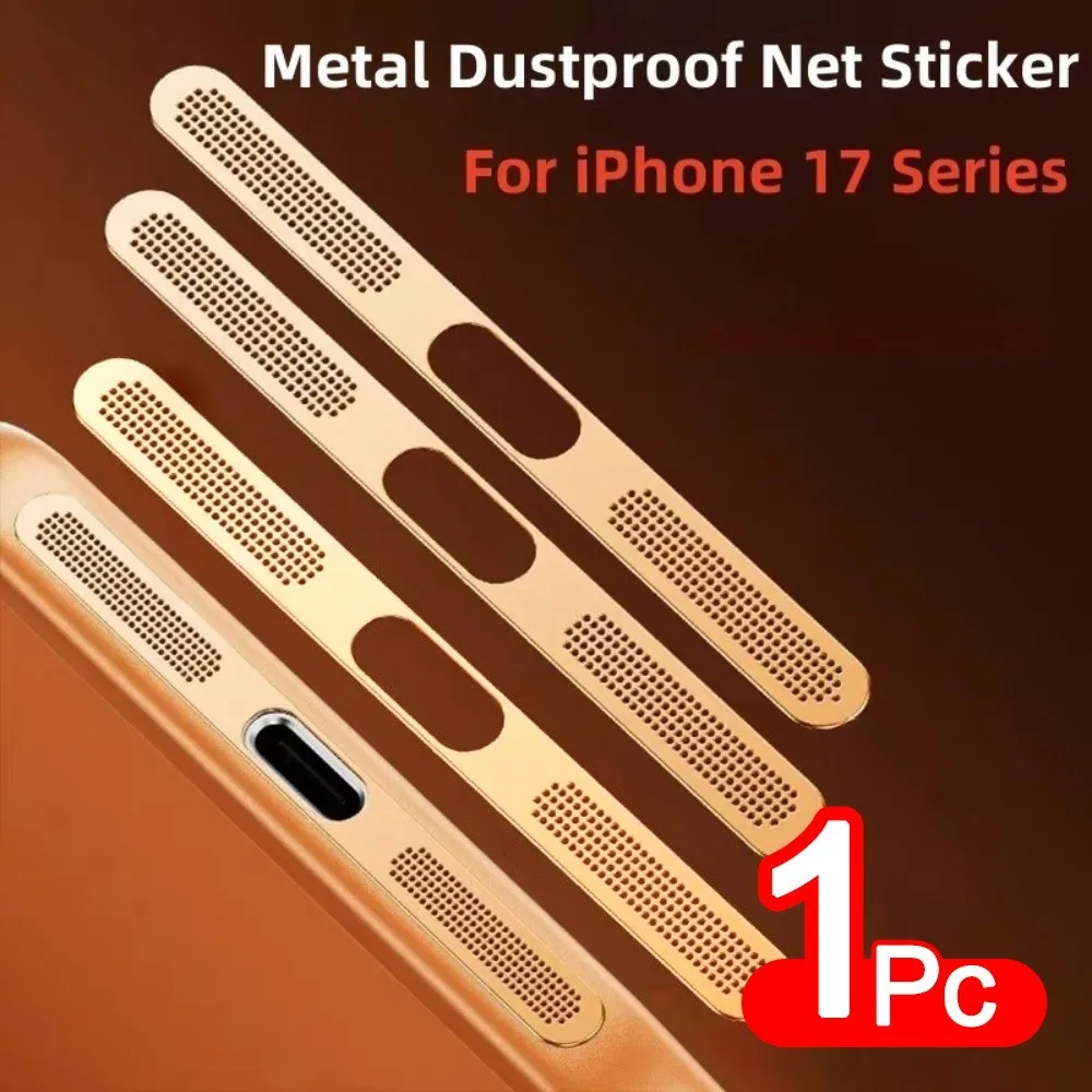 Mesh Cover Dustproof Net Stickers Integrated Design Adhesive Dust Cover Scratch and Dust Resistant for iPhone 17Pro/17 Pro Max