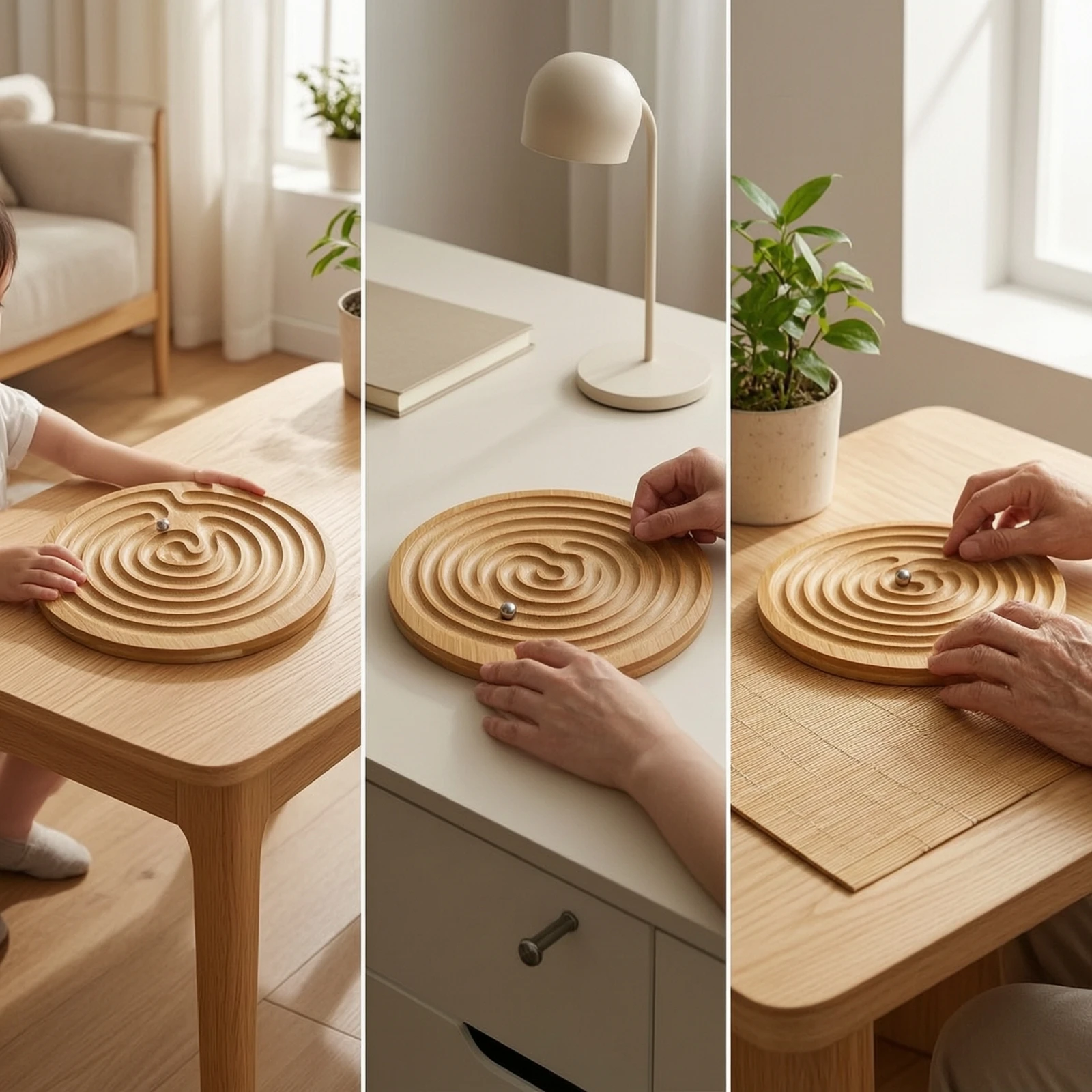 bamboo-maze-ball-tabletop-maze-toy-with-metal-balls-labyrinth-puzzle-challenging-game-artisanal-for-children-desk-office