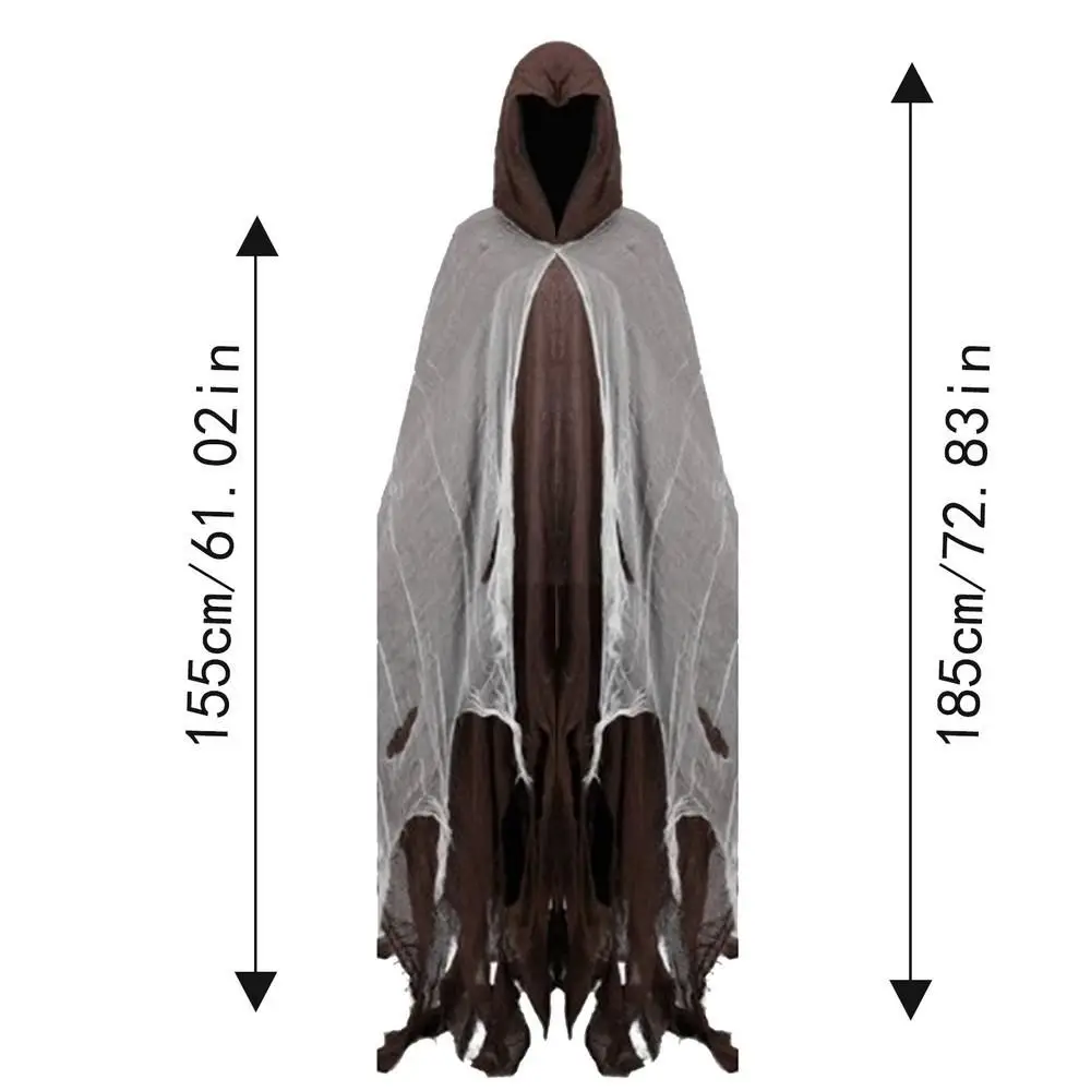 Poliestere Halloween Fantasma Mantelli Foto Pro Abbigliamento Oggetti di scena Dementors Costume cosplay Costumi Outfit Mago